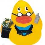 Mini Rubber Financial DuckÂ© with Logo