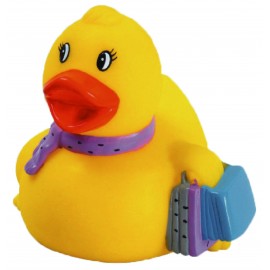 Rubber Shopping DuckÂ© Toy with Logo