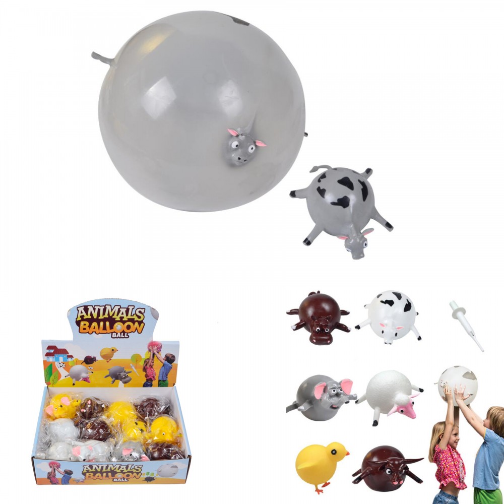 Custom Printed Creative Animal TPR Inflatable Ball Custom Printed Creative Animal TPR Inflatable Ball