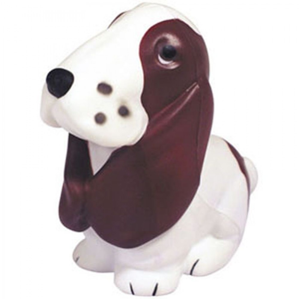 Customized Bassett Hound Squeezies Stress Reliever