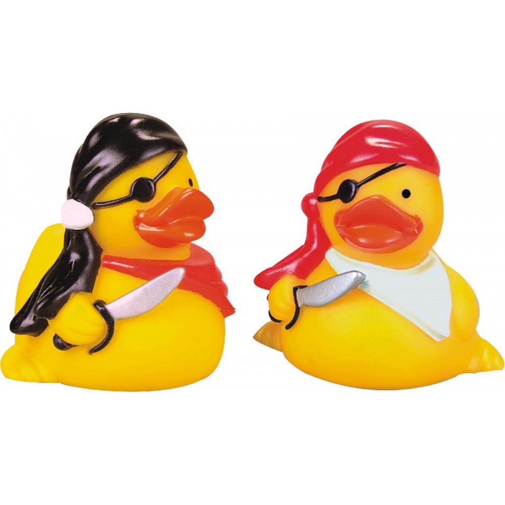 Rubber Captain Pirate DuckÂ© Toy with Logo