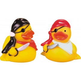Rubber Captain Pirate Duck© Toy with Logo  Rubber Captain Pirate Duck© Toy with Logo
