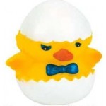 Rubber "Hatching" ChickÂ© with Logo