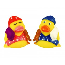 Rubber Sleepy Time DuckÂ© Toy with Logo