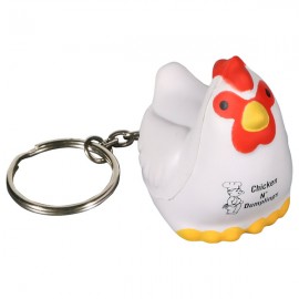 Chicken Stress Reliever Key Chain with Logo