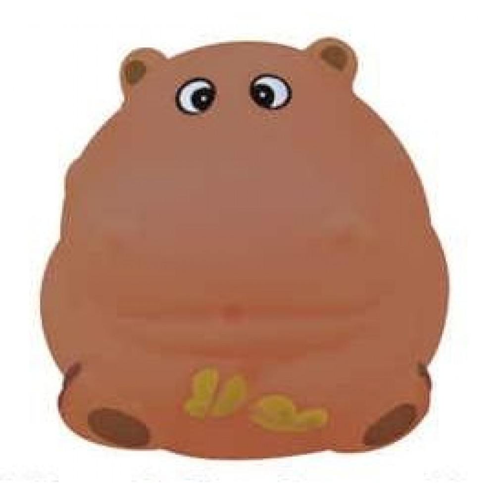 Rubber Hungry Hippo with Logo