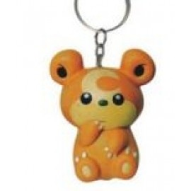 Keychain Series Teddy Bear Stress Reliever with Logo  Keychain Series Teddy Bear Stress Reliever with Logo