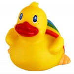 Personalized Rubber Rainbow Classic DuckÂ© Toy