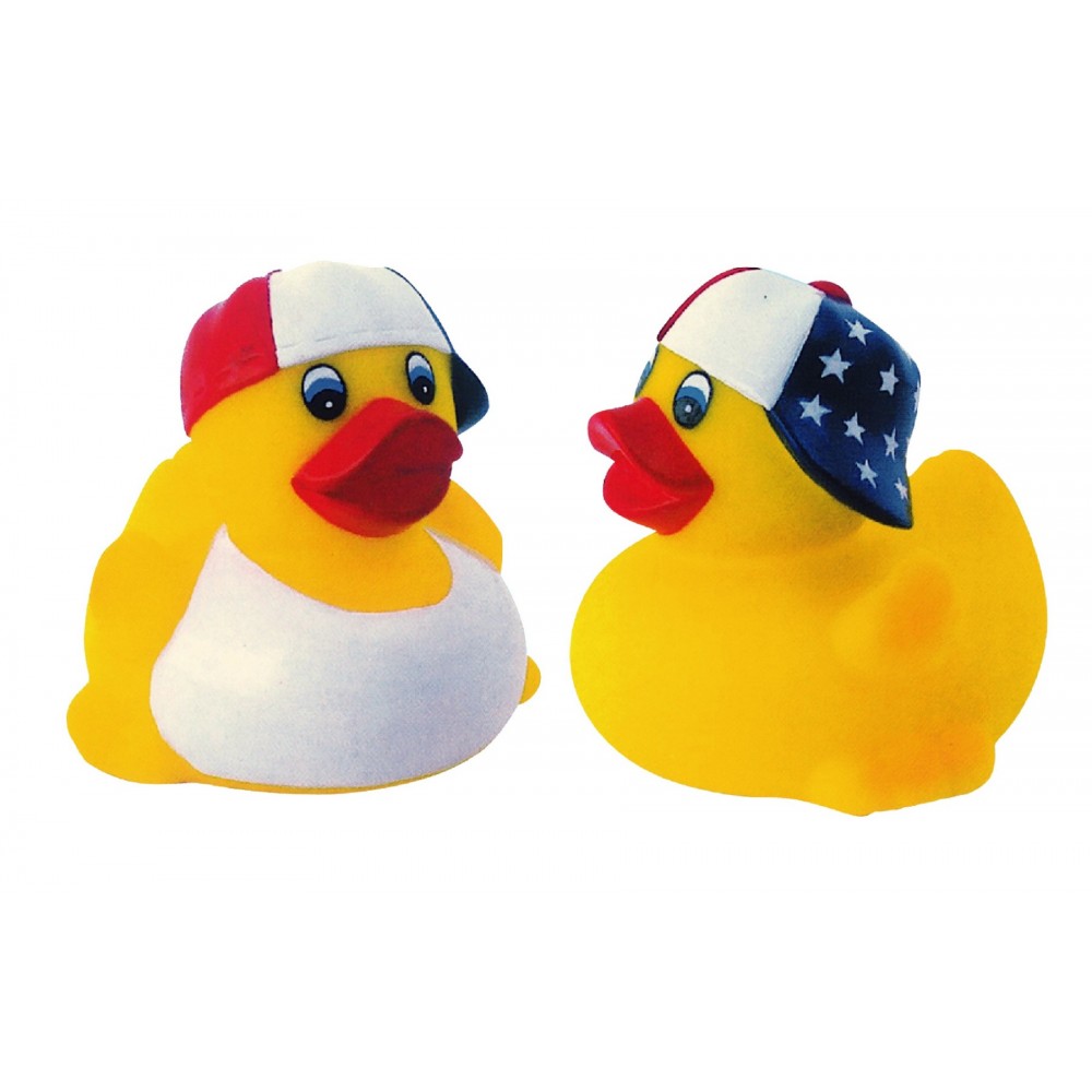 Logo Branded Patriotic Rubber DuckÂ© Toy