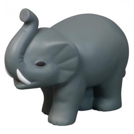 Logo Branded Elephant with Tusks Stress Reliever