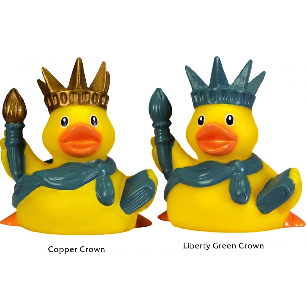 Rubber Lady Liberty Duck© Toy with Logo Rubber Lady Liberty Duck© Toy with Logo