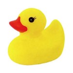 Rubber Dinky Duck Toy with Logo