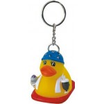 Logo Branded Rubber Pool Party Duck Key ChainÂ©