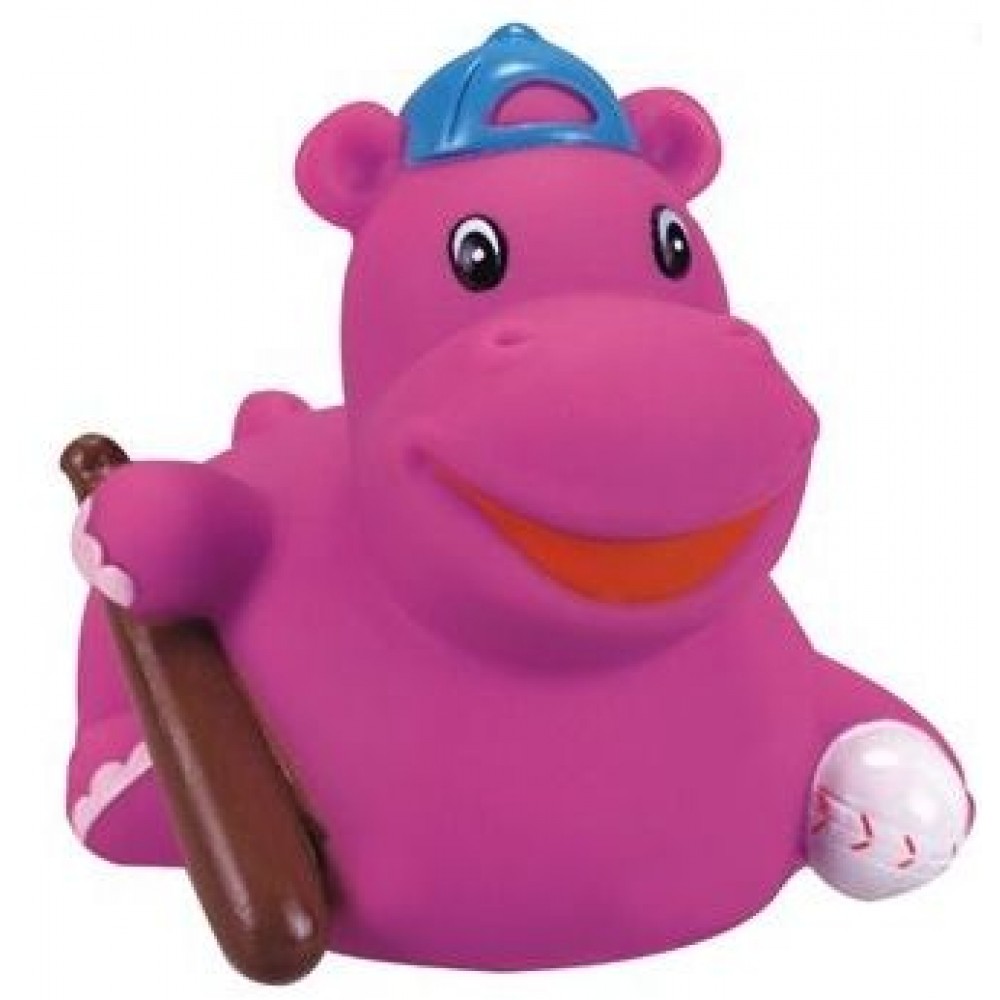 Rubber Baseball HippoÂ© with Logo