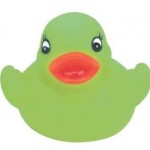 Rubber Mini Glow In Dark DuckÂ© with Logo