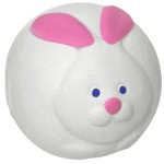 Bunny Rabbit Ball Stress Reliever with Logo