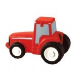 Tractor Stress Reliever - red Custom Printed