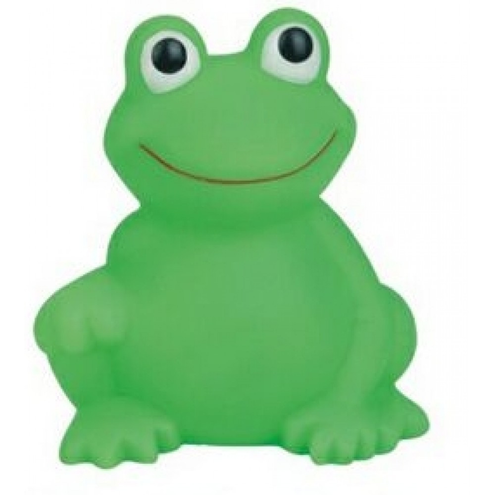 Rubber Baby Frog with Logo