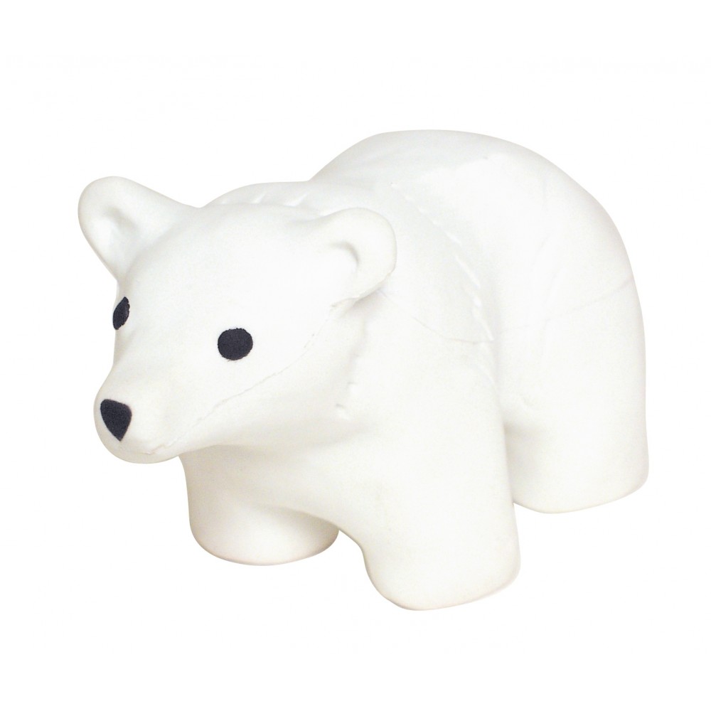 Personalized Polar Bear Squeezies Stress Reliever