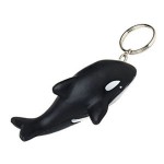 Orca Whale Squeezies Stress Reliever Keyring with Logo