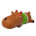 CutieLine Slow Rising Scented Christmas Reindeer Squishable Toy, with Logo