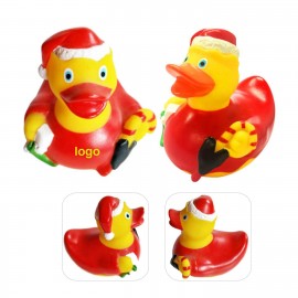 Christmas Rubber Duck with Logo  Christmas Rubber Duck with Logo