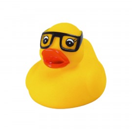 Rubber Study Duck Toy with Logo