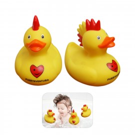 Promotional Rubber Duck with Mohican Hair