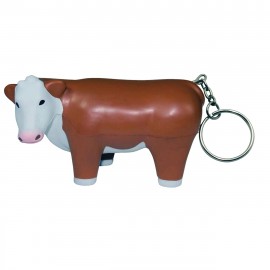 Steer Keyring Squeezies Stress Reliever with Logo