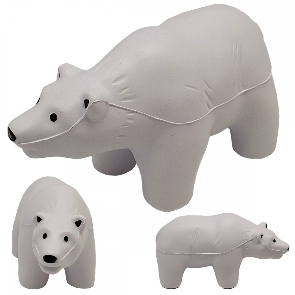 Promotional Polar Bear Stress Reliever Promotional Polar Bear Stress Reliever