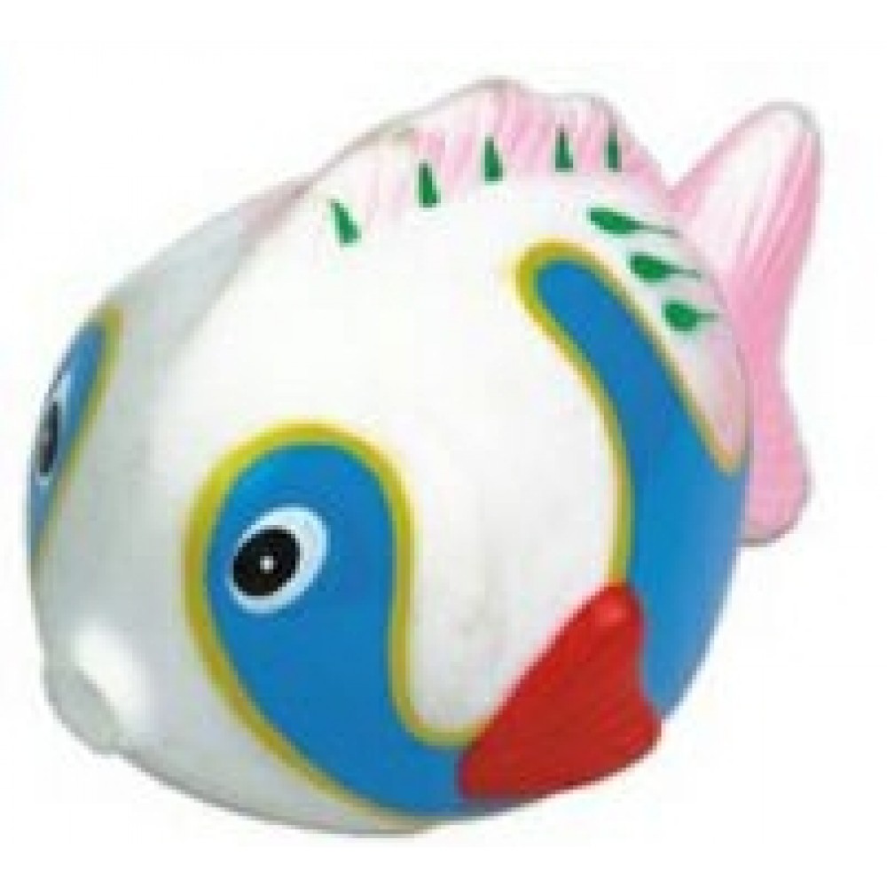 Rubber Colorful White Fish with Logo
