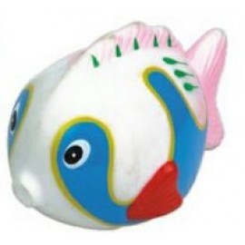 Rubber Colorful White Fish with Logo  Rubber Colorful White Fish with Logo