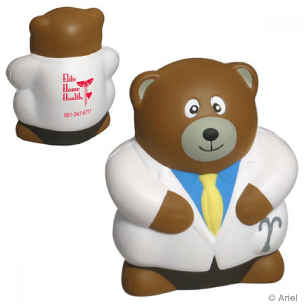Promotional Physician Bear Stress Reliever Promotional Physician Bear Stress Reliever