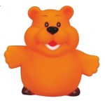 Rubber Burly Bear with Logo