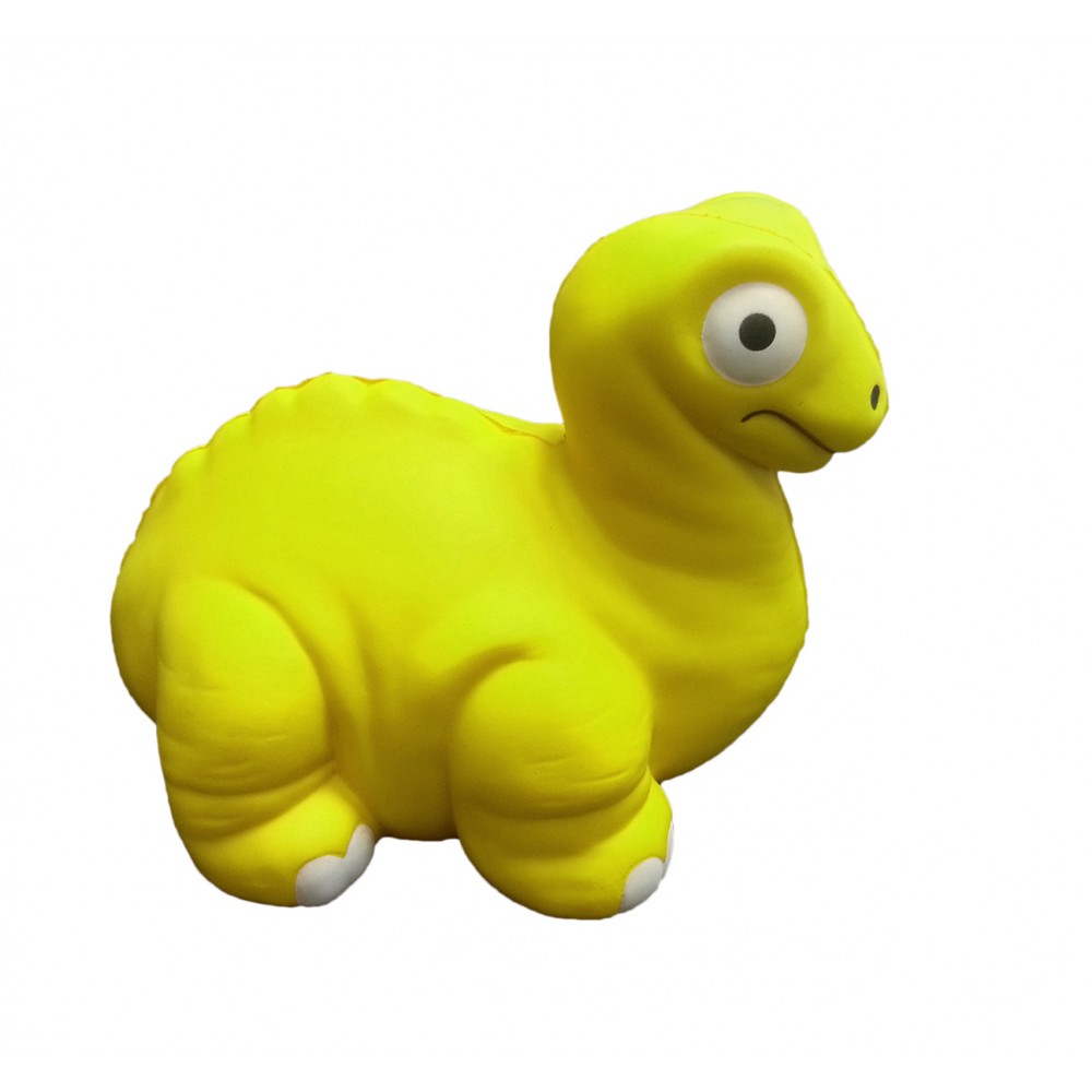 Yellow Dinosaur Stress Reliever with Logo