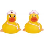 Rubber Caring Nurse DuckÂ© Toy with Logo