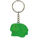 Rubber Turtle Key Chain with Logo