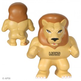 Customized Lion Mascot Stress Reliever