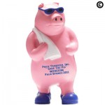 Shower Pig Stress Reliever with Logo