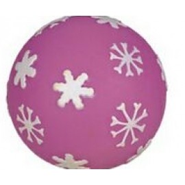 Customized Rubber Snowflake Ball Dog ToyÂ©