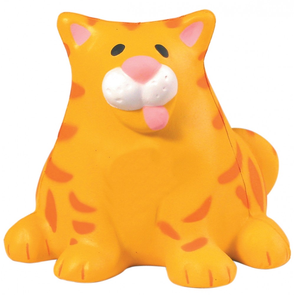 Fat Cat Squeezies Stress Reliever with Logo
