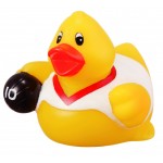 Promotional Rubber Rollin Bowlin Player DuckÂ© Toy