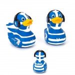 Rubber Duck with Earphone with Logo