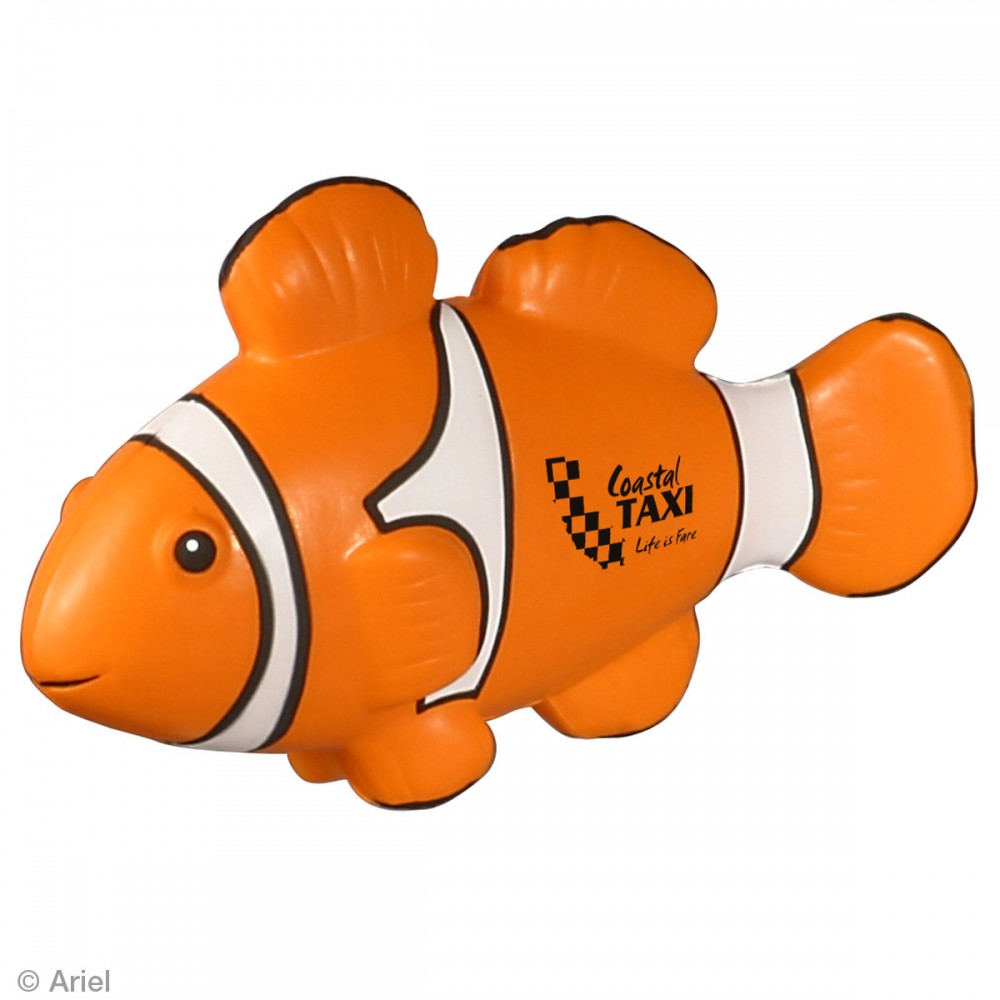 Promotional Clown Fish Stress Reliever