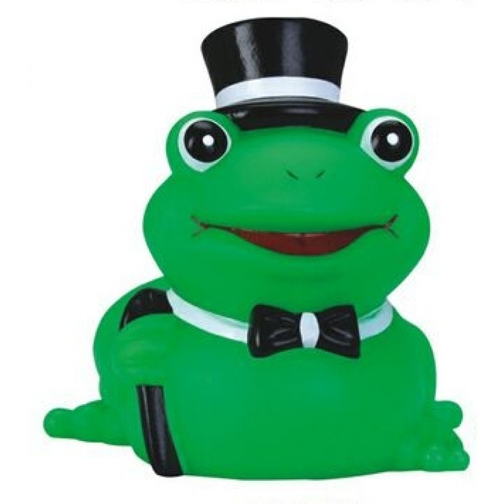 Personalized Rubber Prince Charming Frog Toy