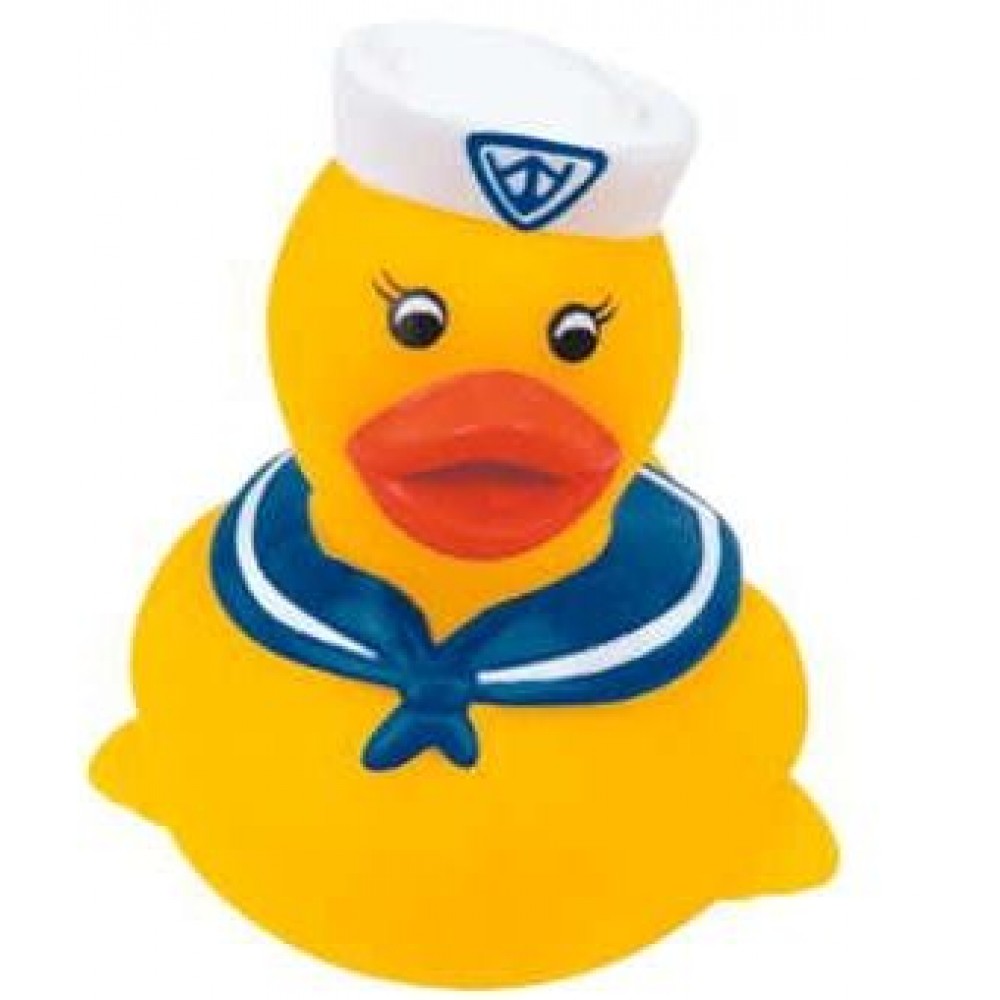 Mini Rubber Mariner DuckÂ© with Logo