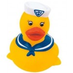 Mini Rubber Mariner DuckÂ© with Logo