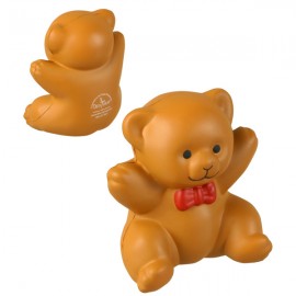 Teddy Bear Stress Reliever with Logo  Teddy Bear Stress Reliever with Logo