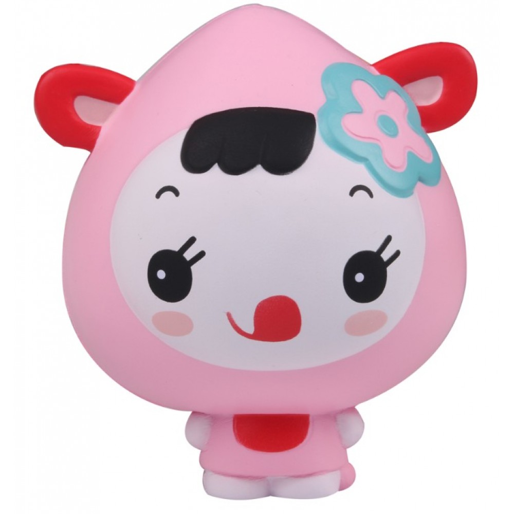 Custom Slow Rising Scented Pink Flower Doll Squishy Custom Slow Rising Scented Pink Flower Doll Squishy