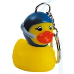 Rubber Pilot Duck Key Chain© Custom Imprinted